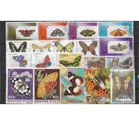 Motives 50 Divers Papillons Timbres (Timbres pour Les collectionneurs) Papillons
