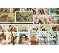Motives 50 Divers Singe-Timbres (Timbres pour Les collectionneurs) Autres mammifères (singes/Dinosaures/éléphants...)