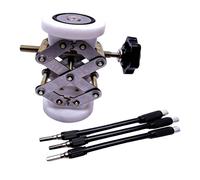 MotiveTech 1 Ensemble Outil Réparation Barrage Guitare Support Métallique Réglable Accessoire Professionnel Polyvalent Adapté Réparation Lutherie Musiciens Ateli, Blanc