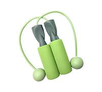MotiveTech 1 Paire Corde à Sauter sans Fil Poignées en Mousse Épaissie Roulements en Acier Réglable PVC Portatif Exercice Fitness Convient pour Femmes Enfants Ma, Petite Balle
