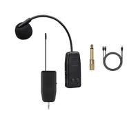 MotiveTech 1 Pièce Sans Fil Instrument pour Violon Violoncelle Accessoire Micro Professionnel Clip Inclinable Prise 3.5mm et Adaptateur 6.5mm Adapté P, Extrait Court