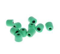 MotiveTech 10 Pièces Embouts Bouchons Écouteurs Mousse Mémoire Embouts de Remplacement Confort Convient pour Étude Télétravail Relaxation Taillem, Vert