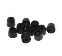 MotiveTech 10 Pièces Embouts Bouchons Écouteurs Mousse Mémoire Embouts de Remplacement Confort Convient pour Étude Télétravail Relaxation Taillem, Noir