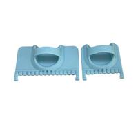 MotiveTech 2 Pièces Guide Bordure Couture Règle Couture Bordure Mesure Précise Fonction Ergonomique Matériau PLA Convient Aux Travaux de Couture Broderie Adultes, Bleu