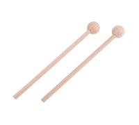 MotiveTech 2 Pièces Percussion Bois Maillets Marimba Percussion Xylophone Marteaux Bois Prise En Main Confortable Surface Polie Convient pour In, comme décrit, 22cm