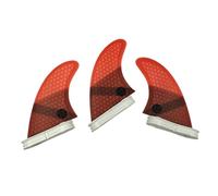 MotiveTech 3 Piè Base Fixation d’aileron | Haute Résistance, Aileron pr Boîtier boîtier Universel, Facile à Installer, Jeu Dérives, Rouge,