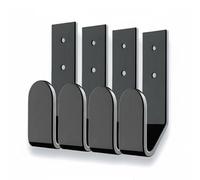 MotiveTech 4 Pièces Support Mural pour Ceinture Taille Universelle Porte-Ceinture de Lutte Horizontal Facile à Installer Organisation Domestique