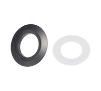 MotiveTech Adaptateur de Bouton-poussoir de Toilettes de 38 Mm à 48 Mm et 58 Mm, Kit D'accessoires de Réservoir, Noir