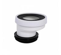 MotiveTech Adaptateur de Vidange de Toilette Raccord Excentré Manchon de Plomberie Étanchéité Caoutchouc Barrière Anti-odeur Corps PP Résistant Drainage Fluide, 2-5cm