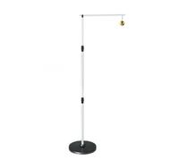 MotiveTech Adjustable Jump Équipement Saut Réglable Testeur Hauteur Mesure Verticale Cadre Acier Inoxydable avec Barre et Marqueur Base Lourde Stable Adapté aux, 2.25-2.45 Mètres, Style to 3