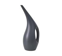 MotiveTech Arrosoir Grande Capacité à Bec Extra Long Pot de Jardinage Élégant pour Plantes Bouteille Plastique Résistante Aux Fuites Poignée Arrondie, 1.5L Foncé Gris