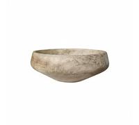 MotiveTech Assiette Décorative Bol Design Épuré Plateau Présentoir Coupe Déco Composite Texture Bois Esprit Wabi pour Ambiance Équilibrée Adaptée au Salon