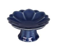 MotiveTech Assiette En Céramique avec Base, Décorative, Multifonctionnelle, En Forme de Pétale, pour Cuisine, Salon, événements de Ferme et Fêtes.