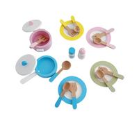 MotiveTech Assiettes et Plats en Bois pour Enfants, Cadeau pour Les écoliers, Ensemble