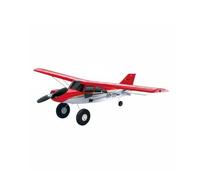 MotiveTech Avion Télécommandé RC à Quatre Voies Avion Radiocommandé Avion Mousse Modèle Aérodynamique Corps en Mousse Absorbant Les Chocs Apprentissage du, Rouge