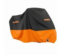 MotiveTech Bâche Protection pr Anti | Réfléchissant, Bâche pr Bans Réfléchissantes, Réfléchissante, Parking, Motards, Noir+Orange, M