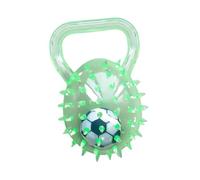 MotiveTech Balle à Picots pour Chiens, pour Une Utilisation Intérieure et Extérieure, Souple, Idéale pour Lancer, Jouer et S'amuser avec du Football, Vert