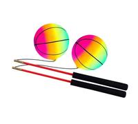 MotiveTech Ballon d'exercice, Balles Pivotantes, étirements des Bras et des épaules, Lancer à La Main, Jeu D'extérieur pour Le Parc, Adultes et, Coloré