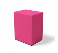 MotiveTech Banc d'Entraînement Enfant Bloc de Danse Bloc d'Étirement Appui d'Équilibre Support en Mousse Structure Dense Surface Confortable en Toile PU pour, Pink 30x40x50 A