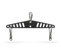 MotiveTech Barre Tirage Dorsal Robuste Barre Droite Tirage Polyvalent pour du Fitness , Noir , 38 Cm