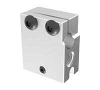 MotiveTech Bloc Chauffant 3D Imprimante Élément Chauffant Température Résiliente Métal Structure Solide Usage Facile Remplaçable Adapté pour Équipements 3D Maint, Aluminium