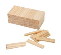 MotiveTech Blocs de Construction En Bois pour Les Loisirs Créatifs, Jeux de Construction, Développement de La Motricité Fine, Jouets D'éveil pour La Petite E, 100 pièces