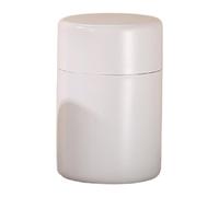 MotiveTech Boîte à Thé Hermétique Contenant en Métal Pot de Conservation et Récipient de Cuisine avec Fermeture Étanche Approprié pour la Maison et le, Blanc 400ml