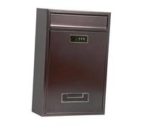 MotiveTech Boîte Aux Lettres Murale Équipée D'Une Serrure à Combinaison Boîte Verrouillable Solide En Fer Installation Simple Accessoire Décoratif et Pratique Pr