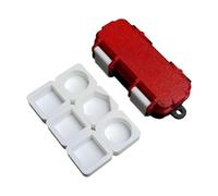 MotiveTech Boîte de Rangement pour Craie de Billard, Boîte de Rangement Multiple pour Craie de Billard, pour Une Utilisation et Un Jeu Optimaux, Rouge