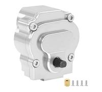 MotiveTech Boîte de Vitesses en Métal Accessoire de Mise à Niveau avec Carter en Aluminium et Engrenages en Acier Trempé Adapté pour la Réparation de Voitures, Argent