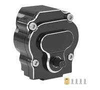 MotiveTech Boîte de Vitesses en Métal Accessoire de Mise à Niveau avec Carter en Aluminium et Engrenages en Acier Trempé Adapté pour la Réparation de Voitures, Noir