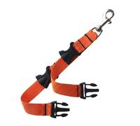MotiveTech Boucle d'Équipement de Plongée Attache Palmes Crochet Clip Rotatif Organisation Rapide Maintien Accessoires Lanière Adaptée sous-Marin Bateau Plage Préparation Plongée, Orange, S