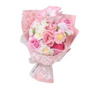 MotiveTech Bouquet Crochet Fleur Tricotée Décoratif Fleur Artificielle Création Main Offrande Amour Convient pour Mariage Chambre Bureau Cadeau, Mxb346