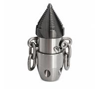 MotiveTech Buse Rotative avec Chaînes Buse Rotative Haute Pression Résistantes à l'usure pour Plombiers, M22, M22 Filetage Interne 40L/Min Tête Trempée
