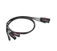 MotiveTech Câble audio type C vers double XLR mâle pour connecter smartphones, ordinateurs portables et de puissance stéréo