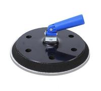 MotiveTech Cadre de Ponçage Bloc de Ponçage Plateau Abrasif Support de Feuille Porte-feuille Changement Rapide des Feuilles sans Outil et Prise Sûre Adapté aux, Disque Rond Universel Noir