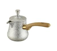 MotiveTech Cafetière Pot à Café Turc Pot à Lait Chauffant Poêle à Beurre Poêle à Sauce Acier Inoxydable pour Faire Fondre Chocolat Adaptée pour Maison Bureau Res, 13.5 Cm X 22 Cm X