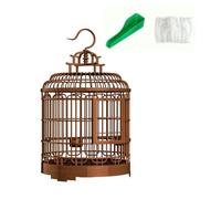 MotiveTech Cage à Oiseaux Rétro Suspendue - Accessoires pour Animaux de Compagnie - Grande Cage pour Perroquets, Pinsons, Perruches, Cacatoès, Petits Oiseaux, c