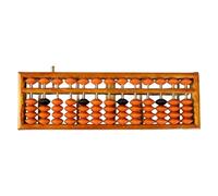 MotiveTech Calculatrice de Comptage Abacus en Bois à 13 Colonnes Abacus Soroban