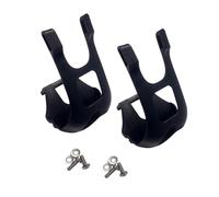 MotiveTech Cale-Pieds pour VTT, Pédales sans Sangle pour équipement de Fitness, Noir