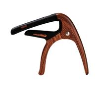 MotiveTech Capodastre à Pince Pratique Capodastre à Clip Portable Capo pour Guitaristes, Déplacement, Couleur Bois