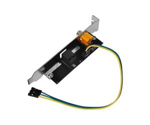 MotiveTech Carte Son Numérique Audio Interface Card Carte Audio Adaptateur SPDIF Bracket Optique Sortie Numérique 24bit/192khz avec Passage Audio Vers Récepteur