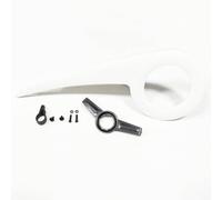 MotiveTech Carter Chaîne Vélo Léger Carter Chaîne avec Support Fixation Élégant Accessoire pour Vélotafeurs, Blanc