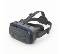 MotiveTech Casque de Réalité Lunettes 3D Visionneuse Smartphone Masque avec Lentilles Réglables et Sangle Ajustable Respirant et Léger Suitable pour Jeux Applications Immersives Déplacements Maison