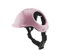 MotiveTech Casque pour Animaux Casque pour Chien Chapeau Animaux Casque Chat PP Robuste avec Sangle Réglable et Coussinet Intérieur Utilisable pour Cyclisme Marc, Rose