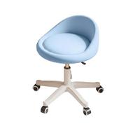 MotiveTech Chaise Coiffeuse Réglable Fauteuil Siège Tabouret Chaise de Maquillage avec Assise Enveloppante Confort Quotidien Base à Cinq Branches Adaptée à la, Bleu Lac