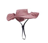 MotiveTech Chapeau de Soleil pour Chiot, Mignon, Bob pour Animal de Compagnie, Casquette Pare-soleil, Cordon de Serrage Réglable, Chapeau pour Chien, Casquette D, L