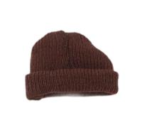 MotiveTech Chapeau Figure d'action Bonnet Miniature Accessoire Poupée 1/12 Modèle Tricot Élégant pour Collectionneurs Adapté Collection Exposition Cadeau, CafÉ