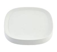 MotiveTech Chariot à Soucoupes Mobile à Poulie avec Roues Invisibles, Grande Capacité de, Robuste, pour Pots de Fleurs D'extérieur et D'intérieur, Blanc 4 Roues m