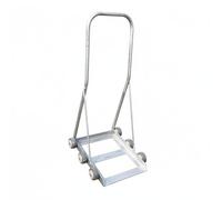 MotiveTech Chariot Pliable Chariot Utilitaire Panier à roulettes Caddie de Rangement Poignée Solide Portage et Poussée sans Effort Adapté au Ferme Domicile, Poussette À Œufs De Style Régulier